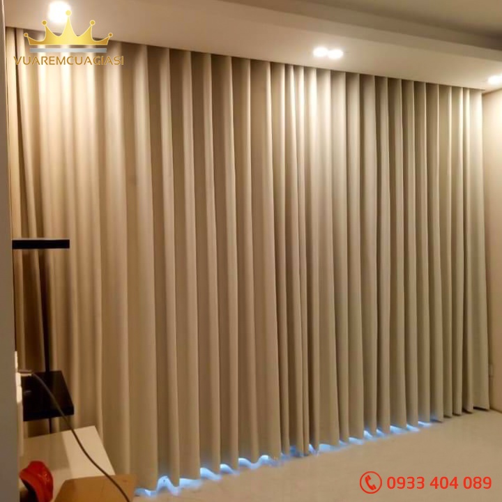 Rèm cửa sổ cửa chính đục lỗ, chống nắng trang trí nội thất decor phòng ngủ phòng khách VIP27