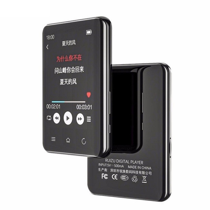 Máy Nghe Nhạc Ruizu D66: MP3 Bluetooth 5.0 - bản 16GB