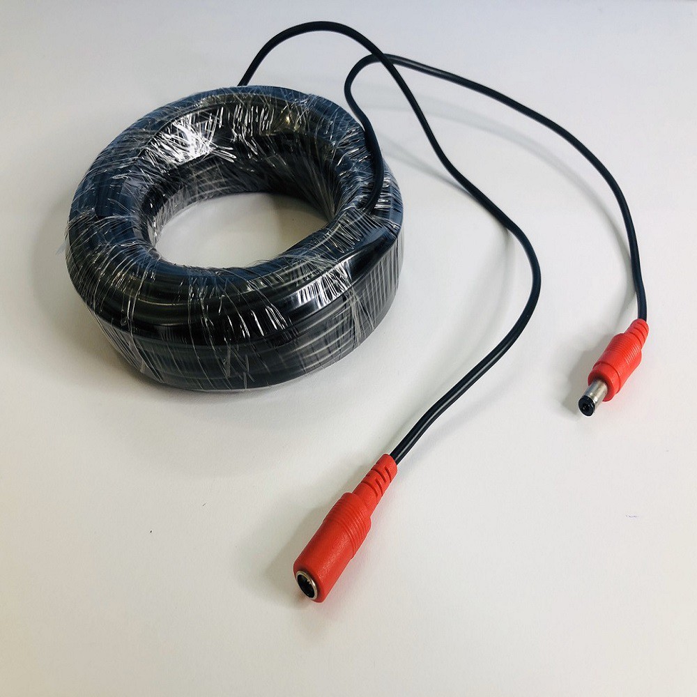 Dây Nguồn Kéo Dài Chuyên Dụng Cho Camera Wifi Dài 20M Đầu Jack DC 12V
