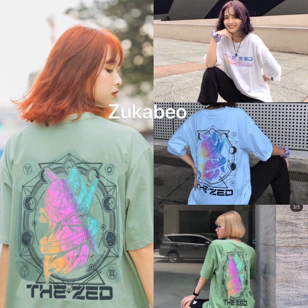 Áo Thun Nam Nữ MÈO THEZED Unisex From Rộng Hot Trend Mới Vải Mềm Mịn Giá Xưởng