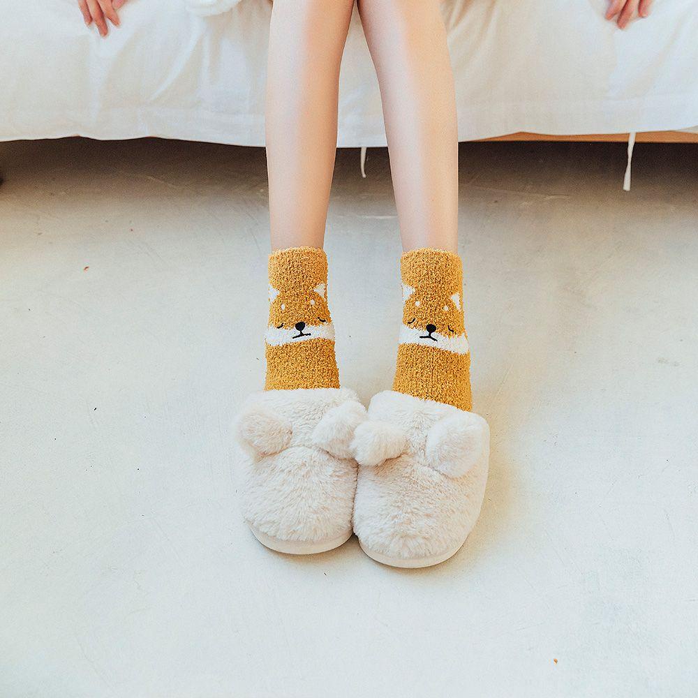 Vớ Nhung San Hô Dày Dặn Giữ Ấm Mùa Đông