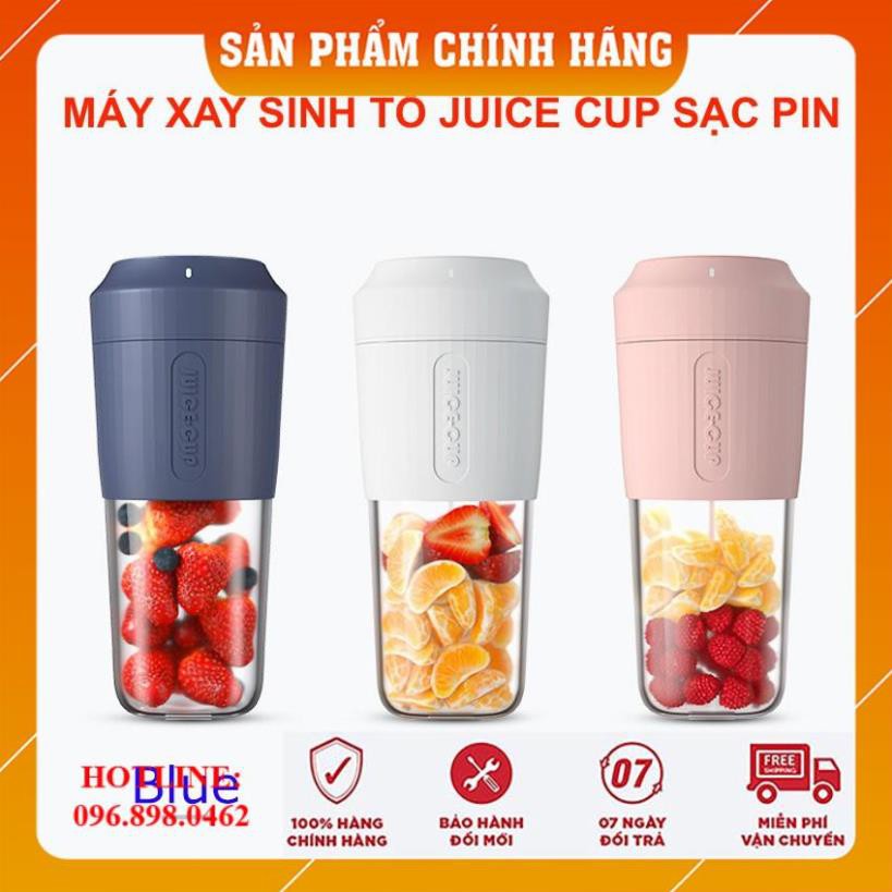 [CHÍNH HÃNG-FREESHIP] Máy Xay Sinh Tố Mini JUICE CUP 3000mAh, Máy Xay Sinh Tố Cầm Tay Đa Năng SIÊU HOT Xay Cả Đá-Thịt