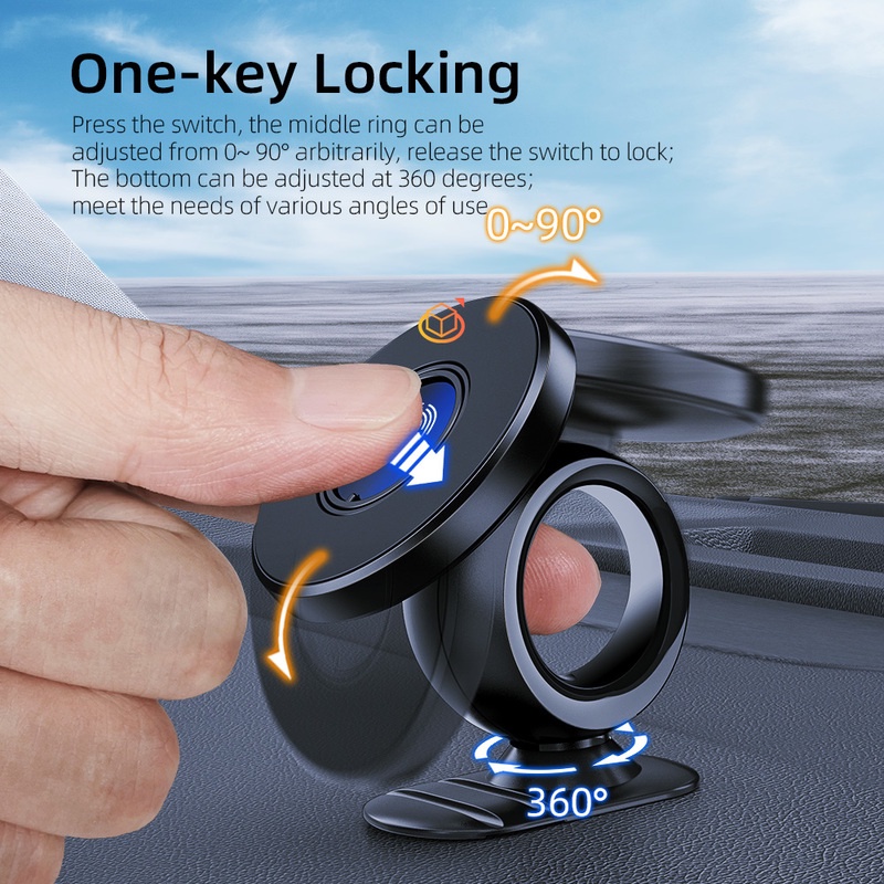 Giá Đỡ ĐiệN ThoạI Xoay 360 Độ GắN Lỗ Thông Gió Xe Ô Tô Cho ĐiệN ThoạI 4-6.7 Inch