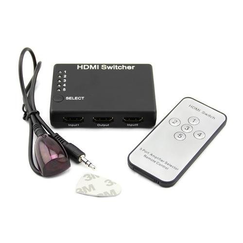Bộ gộp HDMI 5 vào 1 ra có điều khiển