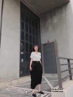Áo NY cổ V cúc - TL/BN