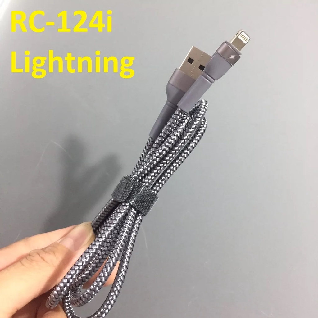 Cáp sạc và truyền dữ liệu Micro /  type-C/ L remax RC124 - Màu ngẫu nhiên