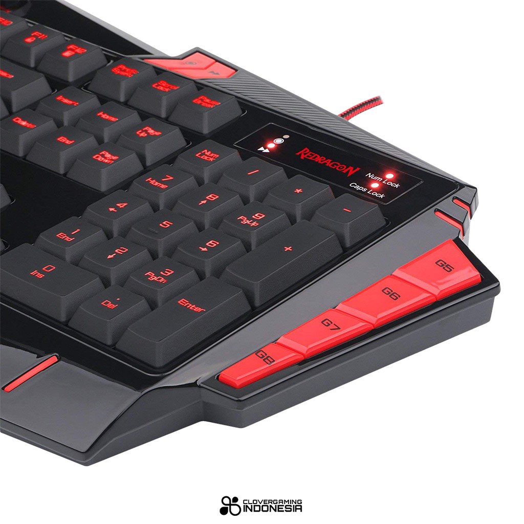 Bàn Phím Chơi Game Redragon Asura K501, 7 Đèn Led Nền