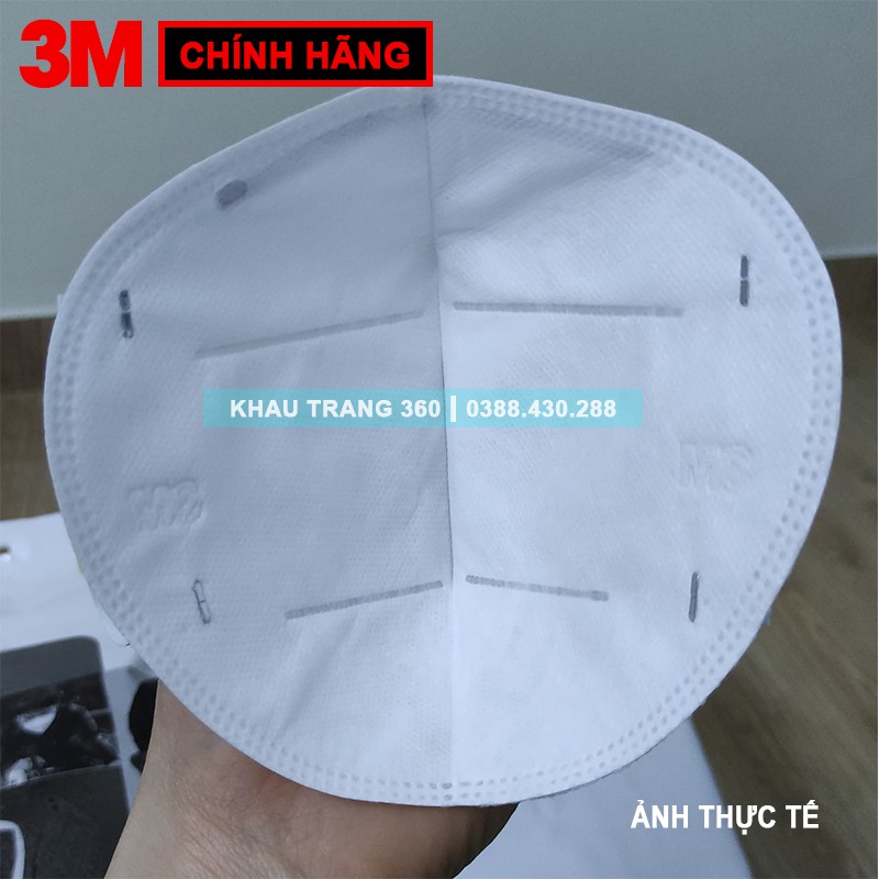 (1 Chiếc) Khẩu Trang 3M 9001 [Chính Hãng], Khẩu Trang Chống Bụi Mịn PM 0.3, PM 2.5, Vi Khuẩn.