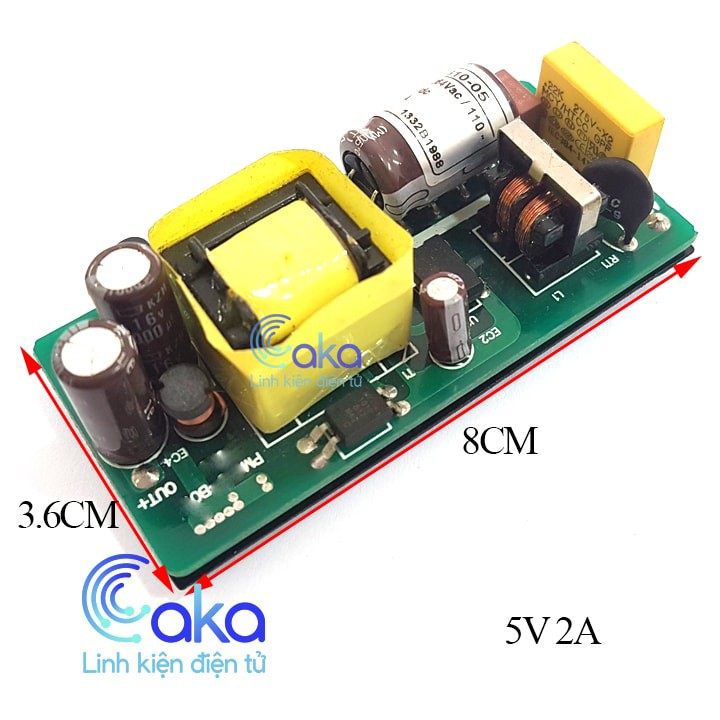 LKDT Nguồn Xung Không Vỏ 5V 2A 85-264V