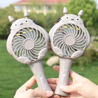 QUẠT CẦM TAY PIN SẠC HÌNH TOTORO , KITY