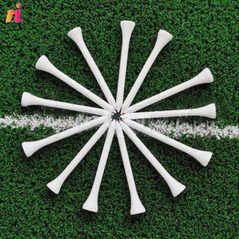 Tee golf gỗ dài màu trắng cứng cáp chắc chắn túi 10 chiếc TH002