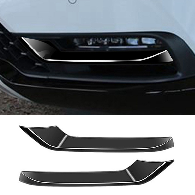 Khung Gắn Đèn Sương Mù Phía Trước Màu Đen Bóng Cho Xe Hơi Honda HRV HR-V Vezel 2021 2022