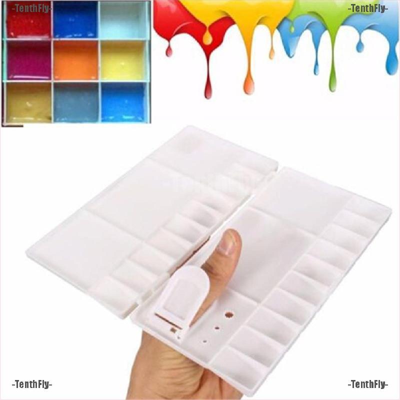 Bảng nhựa pha màu tiện lợi vẽ màu nước acrylic