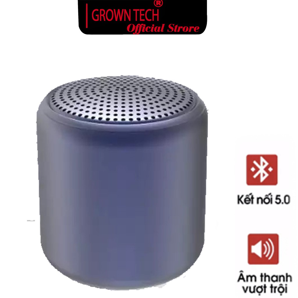 [Mã LTP50 giảm 50000 đơn 150000] Loa bluetooth mini GROWNTECN TWS V5.0 siêu nhỏ bass chuẩn kết nối 2 loa