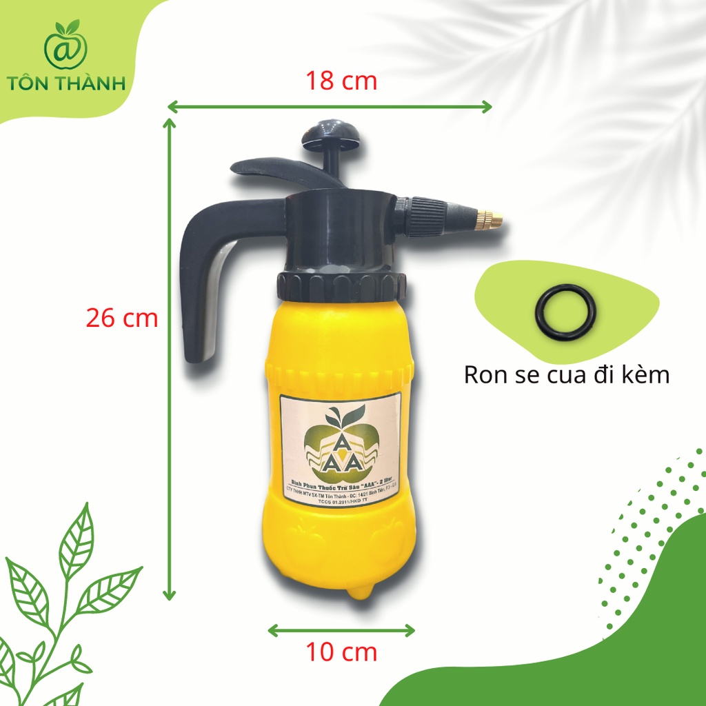 BÌNH XỊT TƯỚI CÂY 1 LÍT PHUN SƯƠNG AAA
