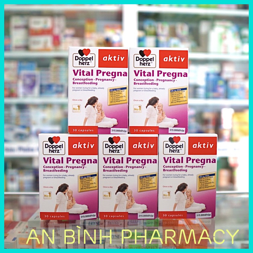 Viên Bổ Bà Bầu Vital Pregna - Thương Hiệu Số 1 Tại Đức