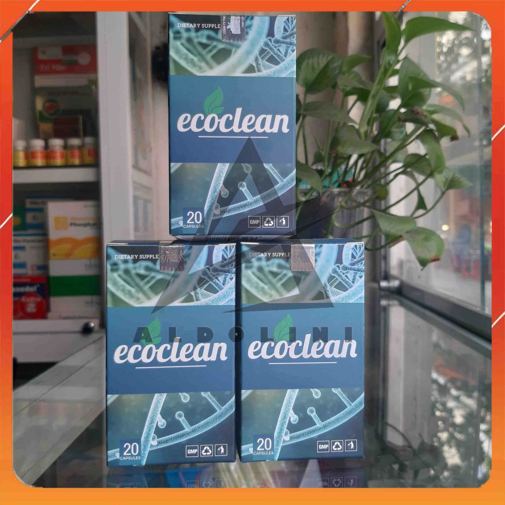 [COMBO 3 HỘP] Viên Uống ECOCLEAN - Diệt Ký Sinh Trùng Thải Loại Độc Tố Tạm Biệt Hôi Miệng - CHÍNH HÃNG HỘP 20 VIÊN | BigBuy360 - bigbuy360.vn