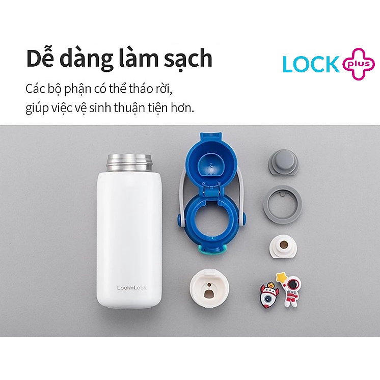 Bình giữ nhiệt trẻ em LocknLock DIY Strap Tumbler LHC3283  - hàng chính hãng