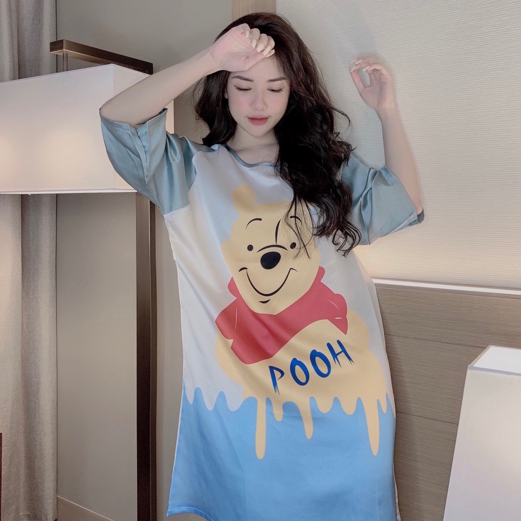 Váy Xinh Thiết Kế Sang Chảnh Chất Liệu Lụa Satin Loại 1 Phom 45-60kg | BigBuy360 - bigbuy360.vn