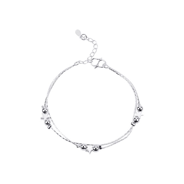 Lắc chân, lắc tay bạc ITALIA S925 ( có khắc dấu s925) hình ngôi sao | BigBuy360 - bigbuy360.vn