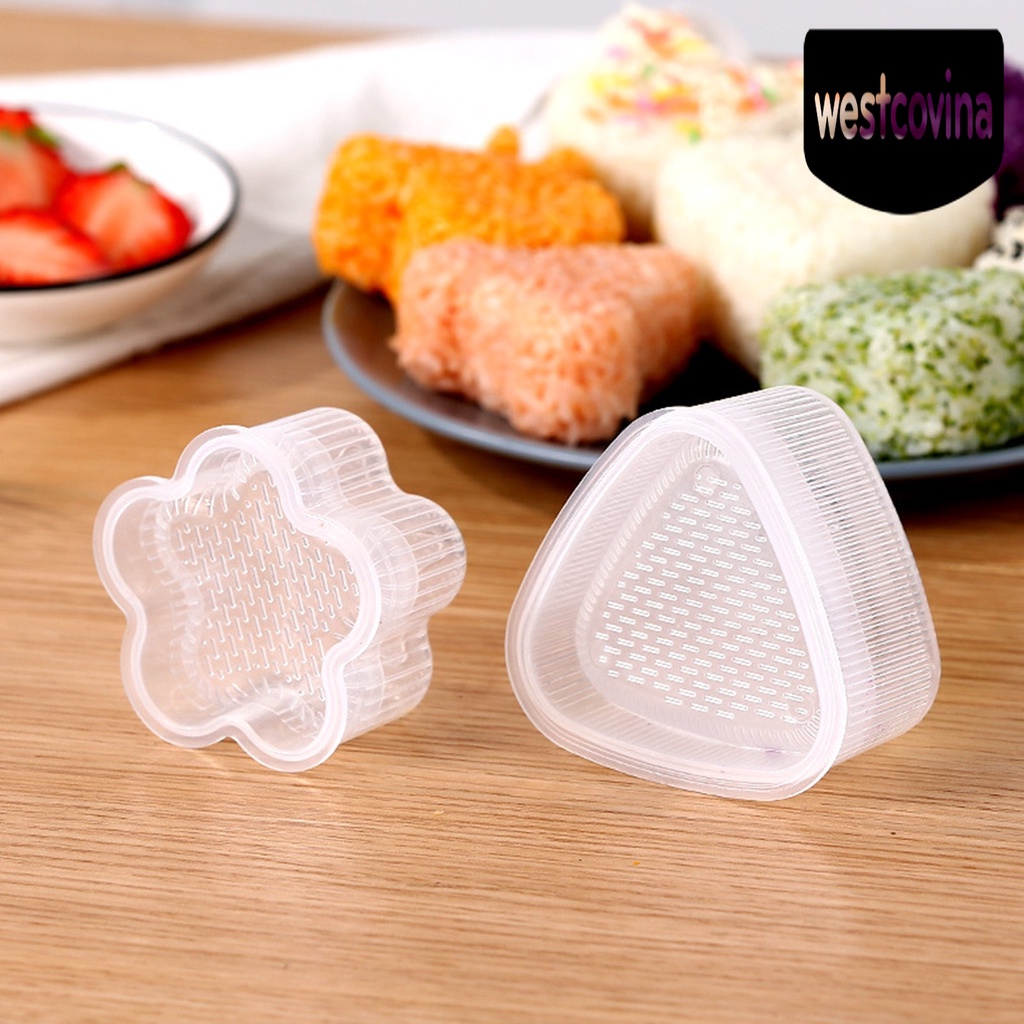 [Hot]☀ Khuôn Làm Cơm Nắm Hình Tam Giác Bằng PP Tiện Dụng Cho Bé