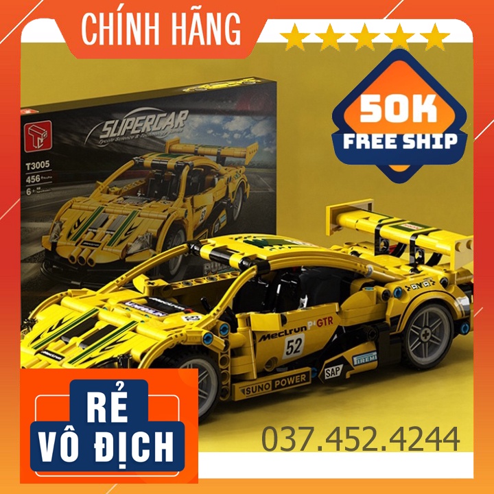 Đồ Chơi Lắp RápFreeshipLego Siêu Xe Đua Thể Thao Racing TAIGAO 3003