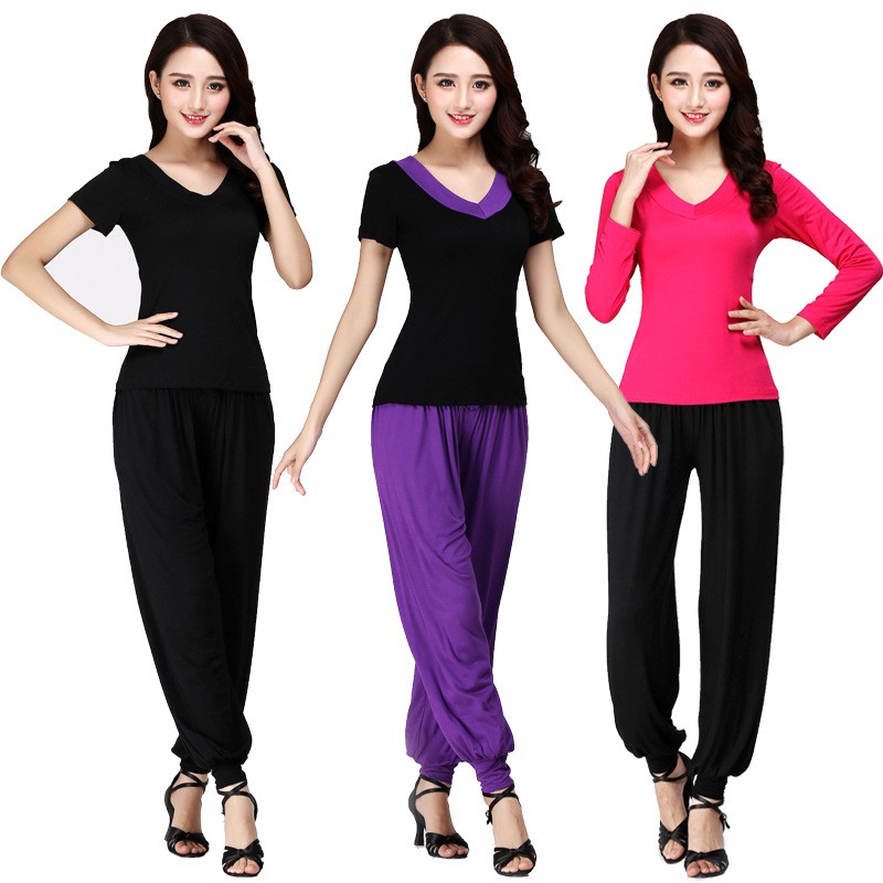 Baalsstock Set đồ tập S-5XL, quần áo alibaba yoga, quần ống rộng, bo gấu, quần đèn lồng LT1431