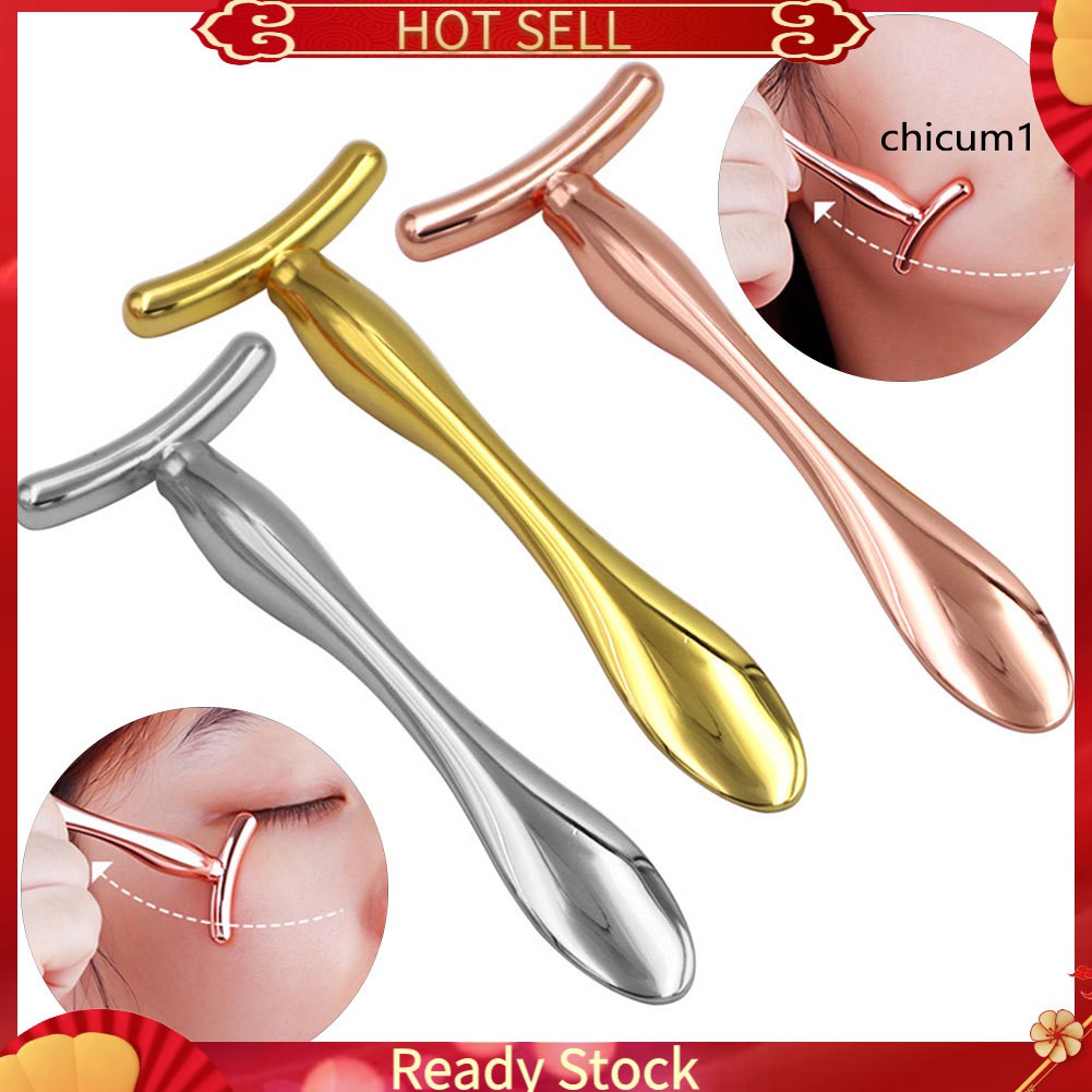 Set 2 Dụng Cụ Mát Xa Vùng Da Mắt Loại Bỏ Nếp Nhăn Tiện Dụng