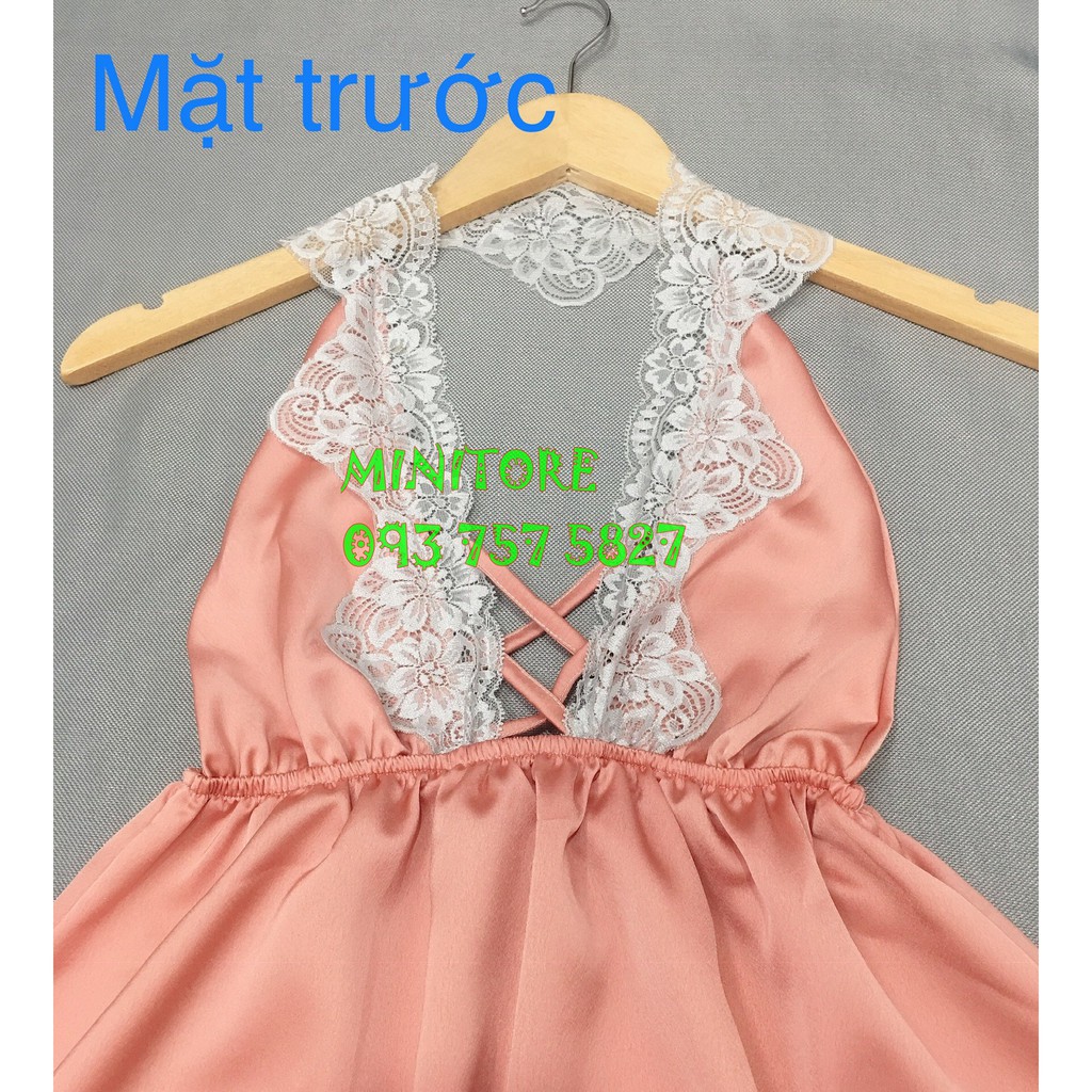 ĐẦM NGỦ SEXY PHI LỤA SATIN SIZE DƯỚI 60KG - Vải siêu mát không nhăn hàng xưởng nhà may bao chắc bao đẹp