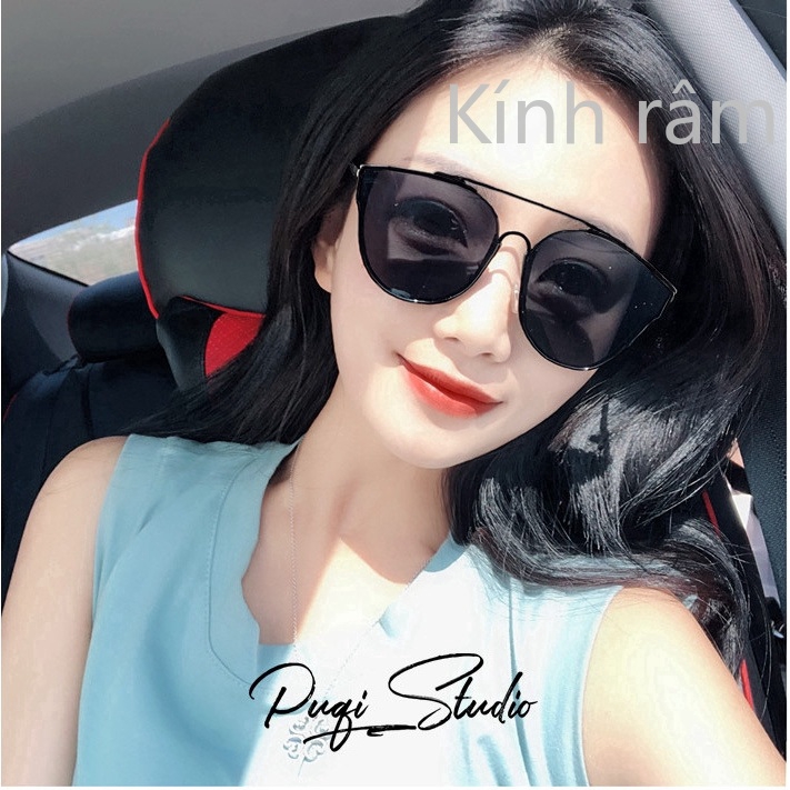 Kính mát mắt mèo bản lớn phong cách retro