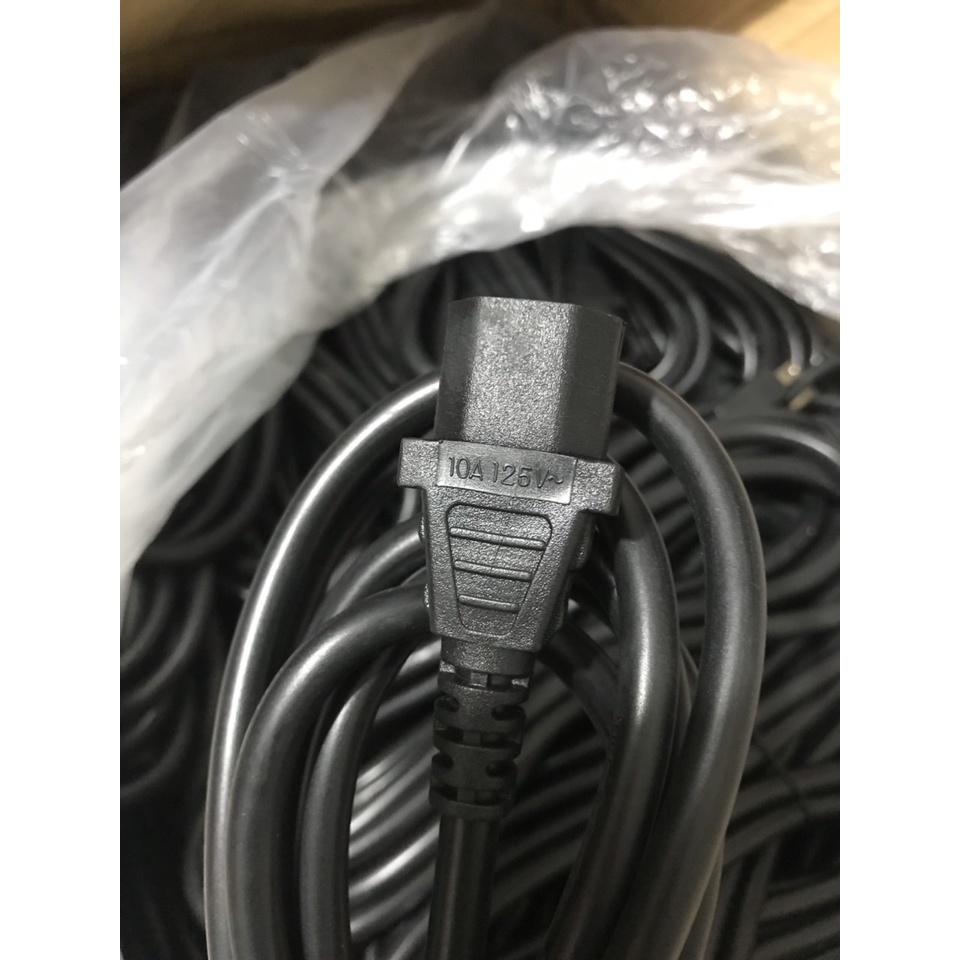 Dây nguồn máy tính 3 chấu 10A, 250V, 3 x 0.824mm2, dài 3m chính hãng
