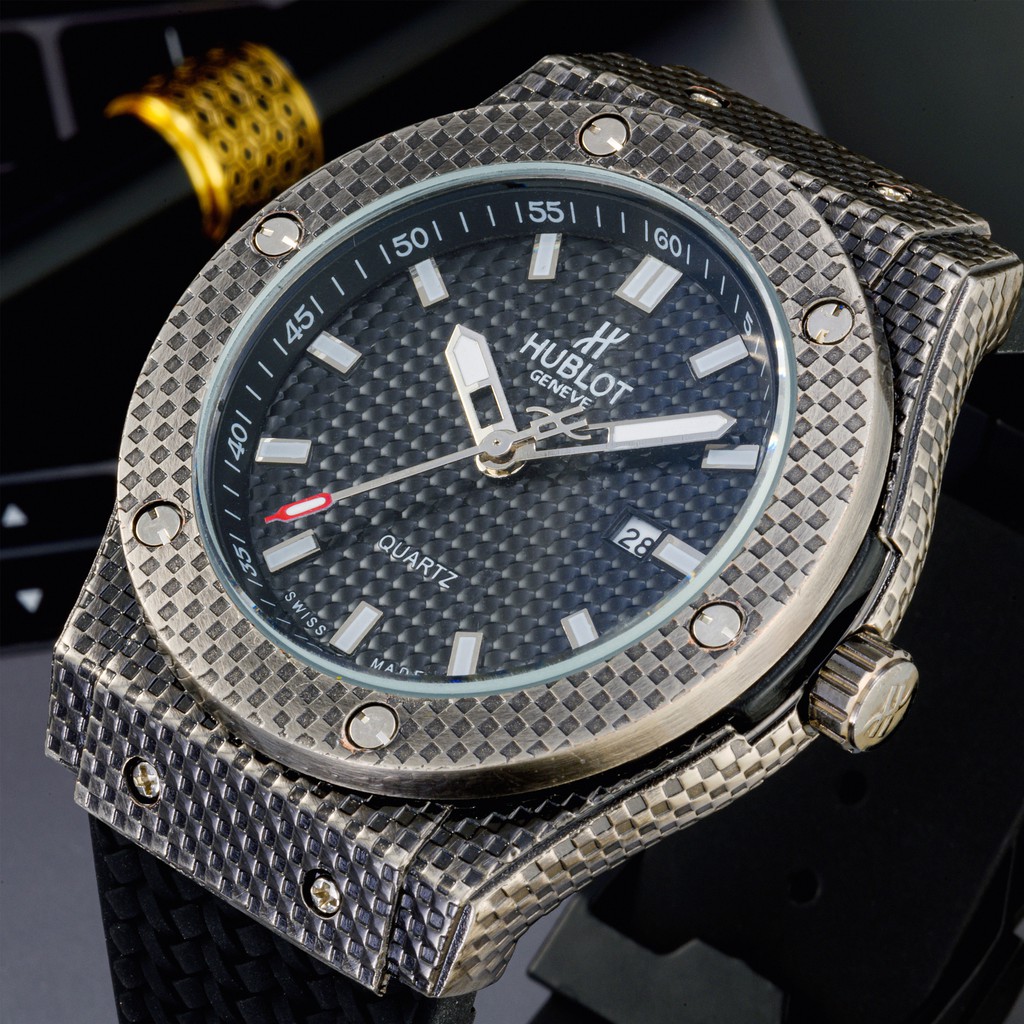 Đồng hồ nam Hublot cao cấp máy pin kèm hộp hãng bảo hành 12 tháng DH203 | BigBuy360 - bigbuy360.vn