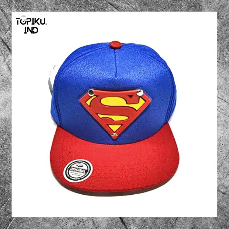 Mũ Lưỡi Trai In Logo Superman / Superman / Spiderman Thời Trang Cho Bé Trai Và Gái
