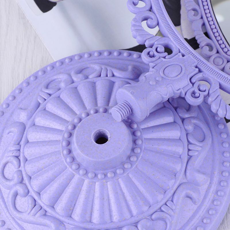 [Hàng mới về] Gương trang điểm để bàn hình trái tim 2 mặt có giá đỡ xoay được