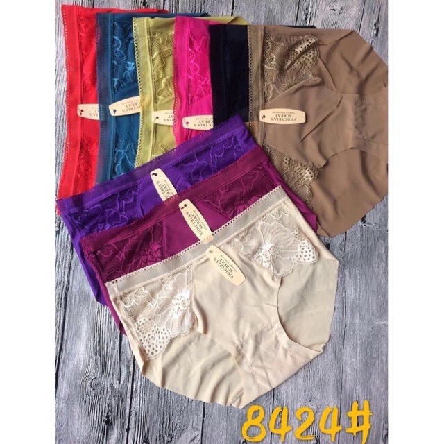 Quần Lót Nữ Su Pha Ren Lưới, Đồ Lót Nữ Sexy Siêu Dễ Thương 8424