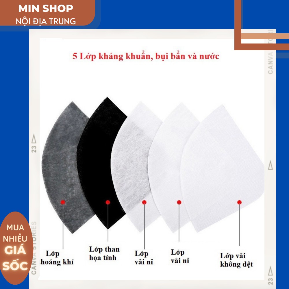 ❤FREE SHIP❤Khẩu Trang 5 Lớp Có Kèm Kính[🔥HÀNG CAO CẤP LOẠI CỰC XỊN🔥] Và Van Thở Chống Bụi, Chống Dịch