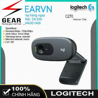 Webcam camera logitech c270/c270i HD 720 new chính hãng