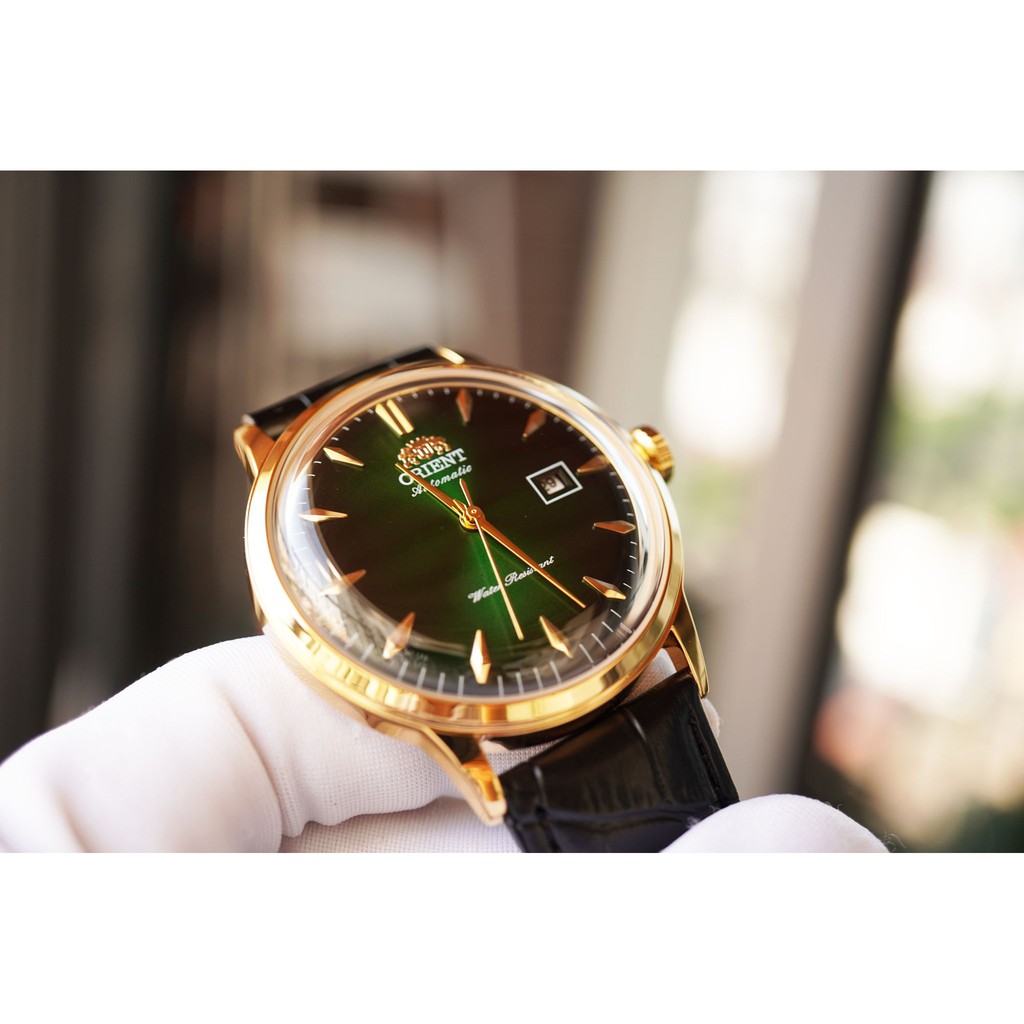 Đồng hồ nam Orie Bambino Gen 1 FAC00002W0 mặt xanh, bạc. đỏ case 40.5mm. 3atm