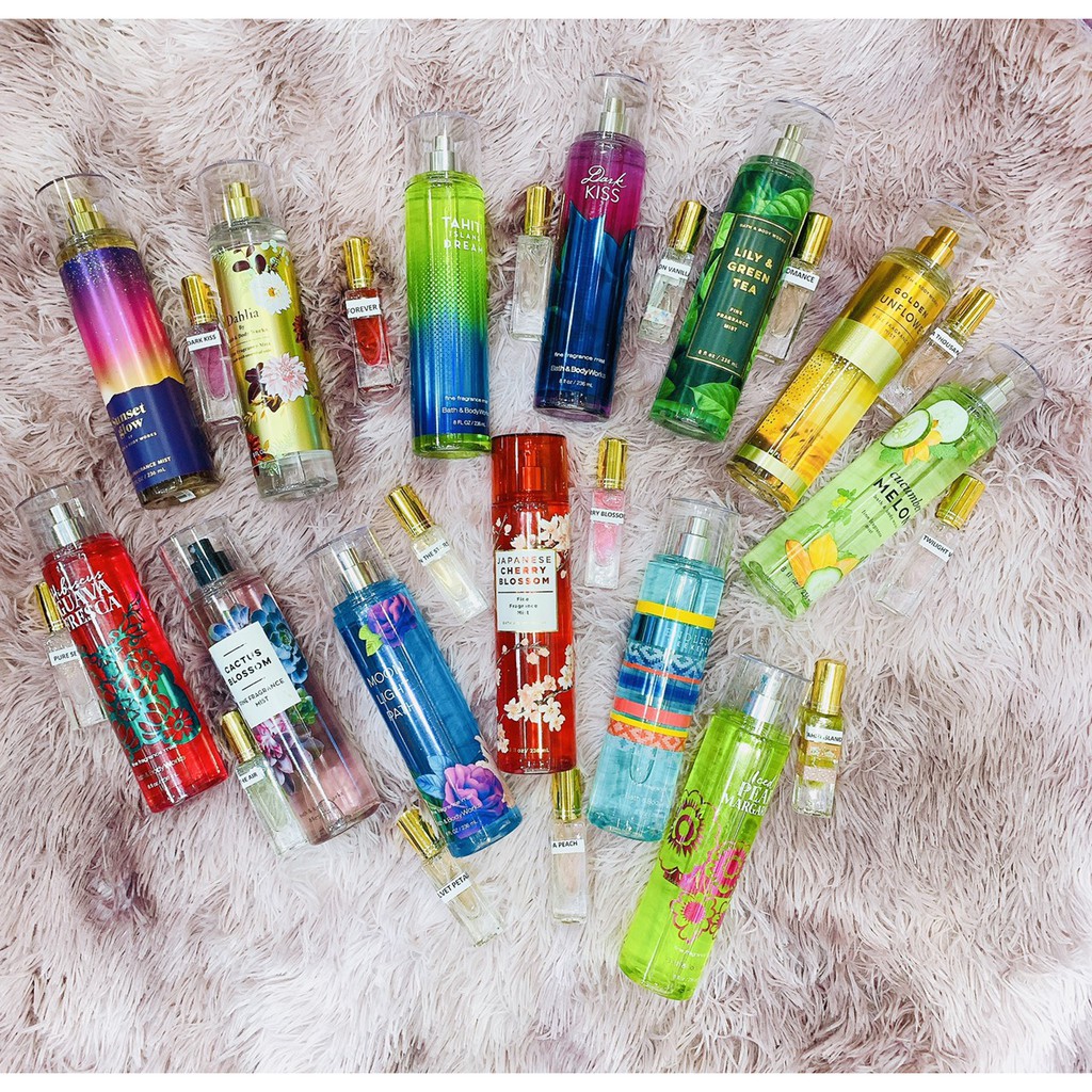 Xịt thơm Body Mist Bath and body Works 10ml - News 2 [ Bill Mỹ] +jɥȽÿ08+