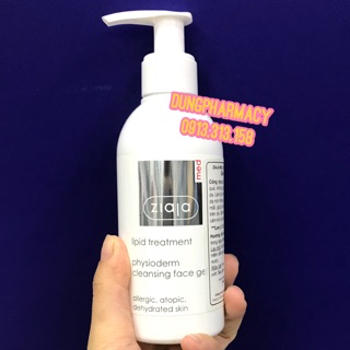 Gel lau rửa sinh lý Ziaja Med Physioderm