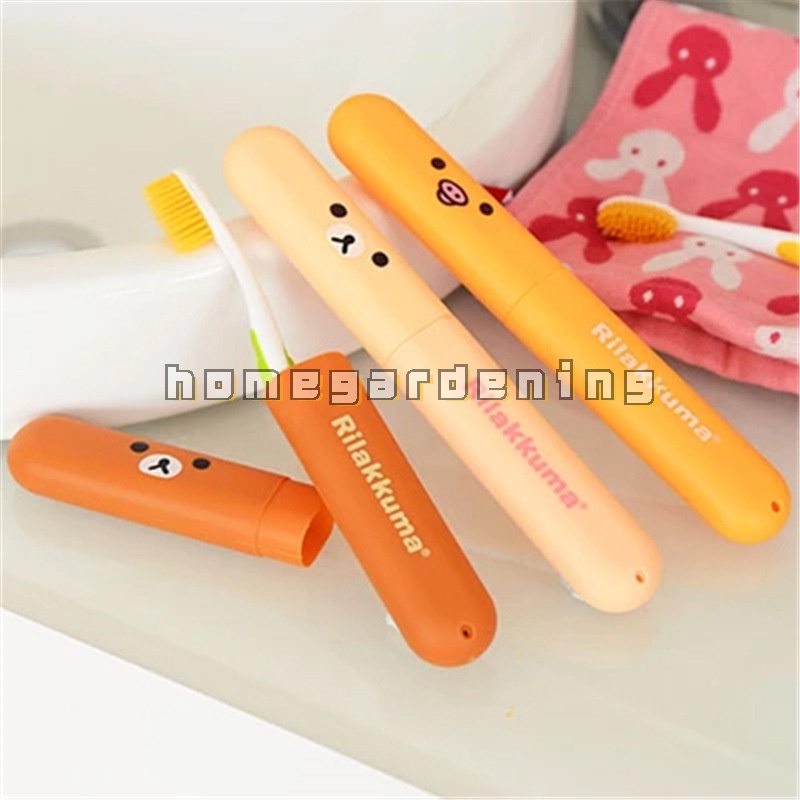 Vỏ Bọc Bàn Chải Đánh Răng Hình Gấu Dễ Thương Tiện Dụng Mang Theo Du Lịch Cắm Trại
