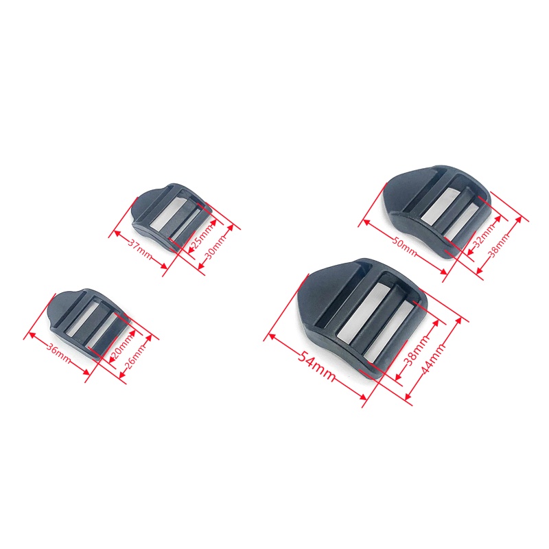 1 Khóa Gài Nhựa Màu Đen Cho Dây Đeo Túi Đi Học 20/25/32/38mm