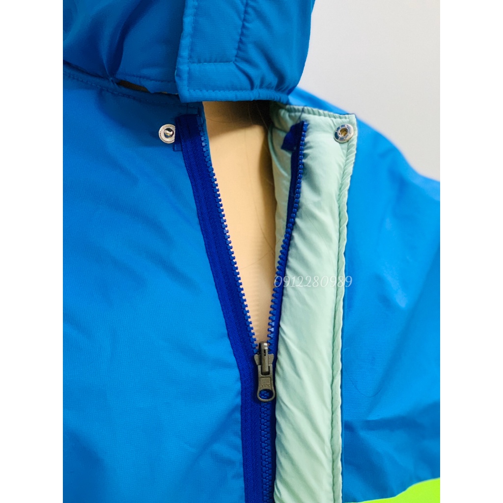 Quần áo kho lạnh âm 25 độ xanh dương có phản quang mặc cực ấm _ Hình chụp thật