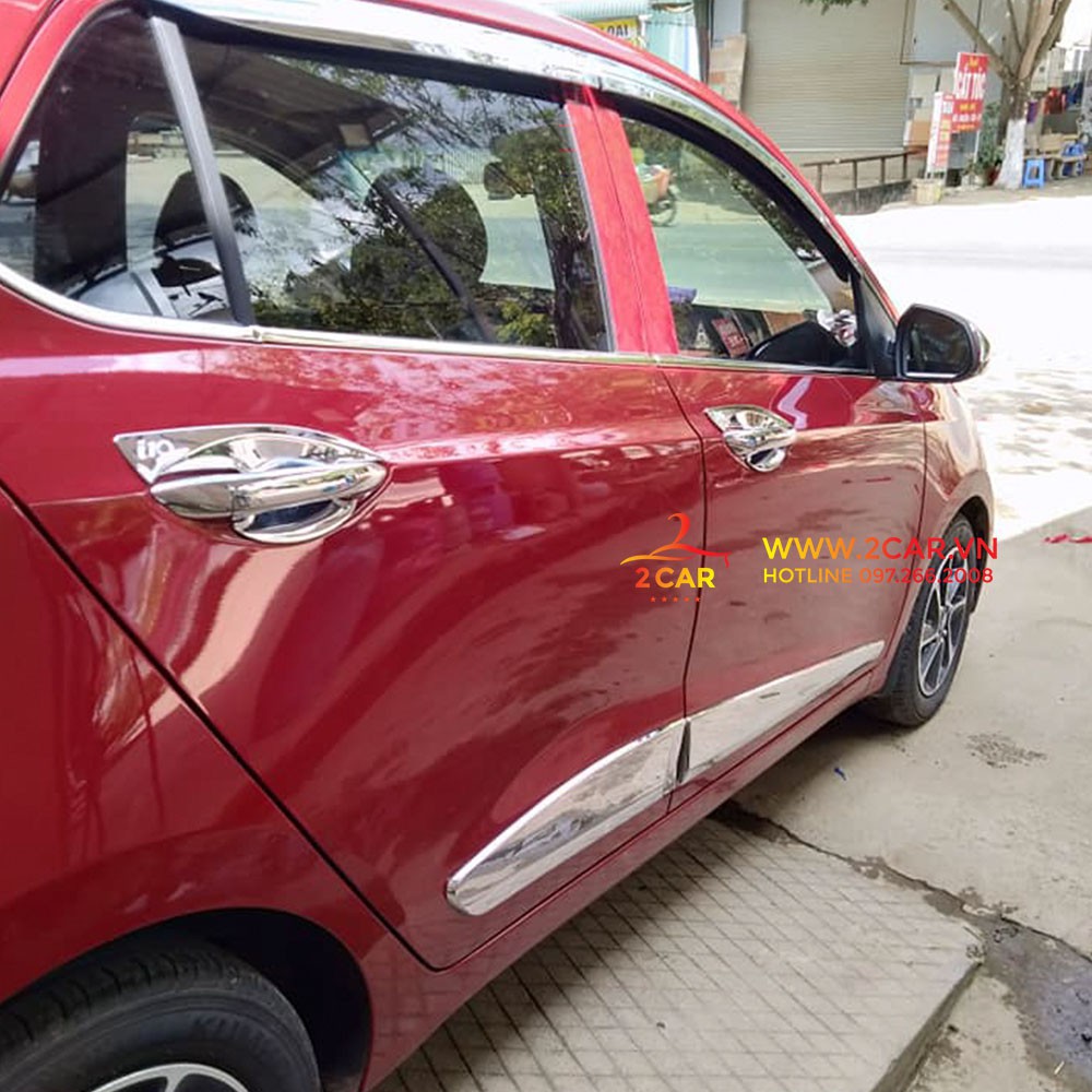 Nẹp Sườn Xe Hyundai Grand i10 Hatback 2017-2019, 2019-2020