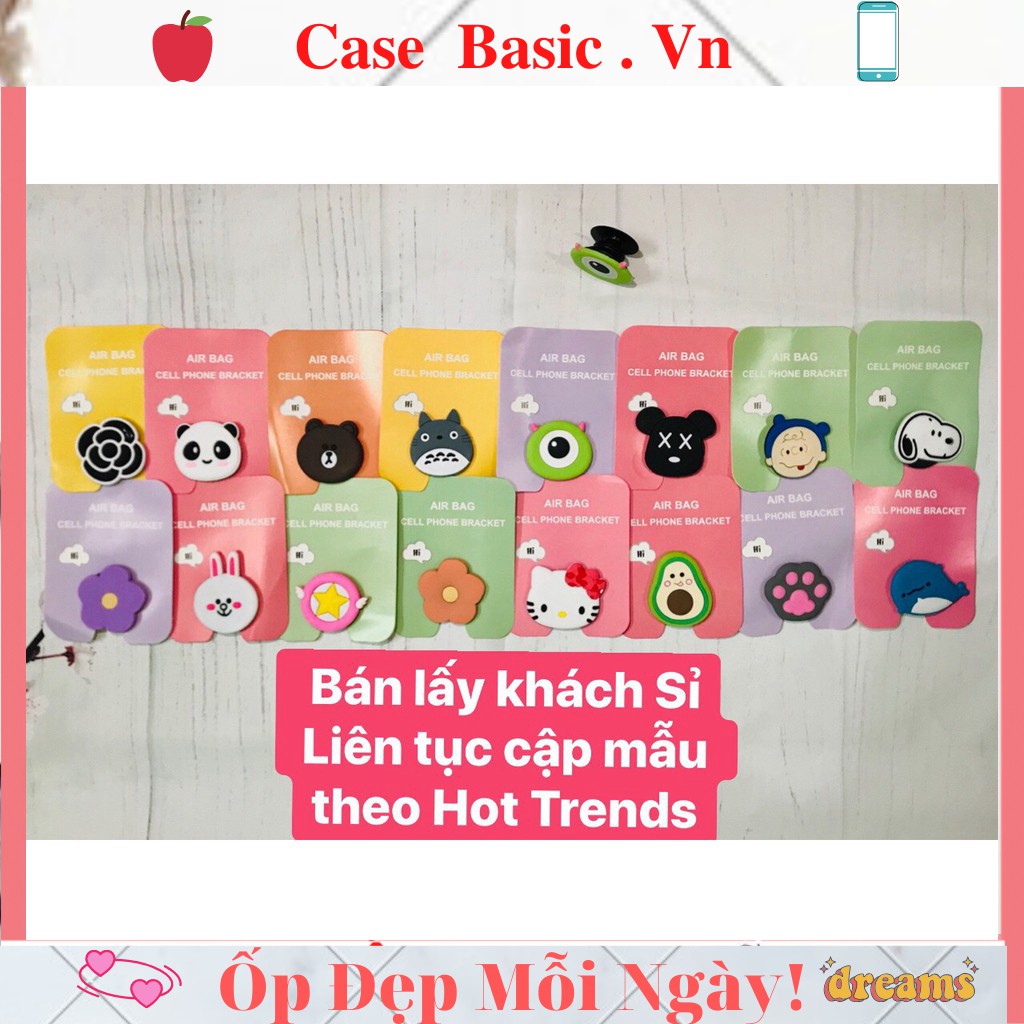 (Được Chọn Hình) IRING POP GIÁ ĐỠ ĐIỆN THOẠI Vừa  Làm Giá Đỡ - Tay cầm _Trang trí_kệ đỡ iring