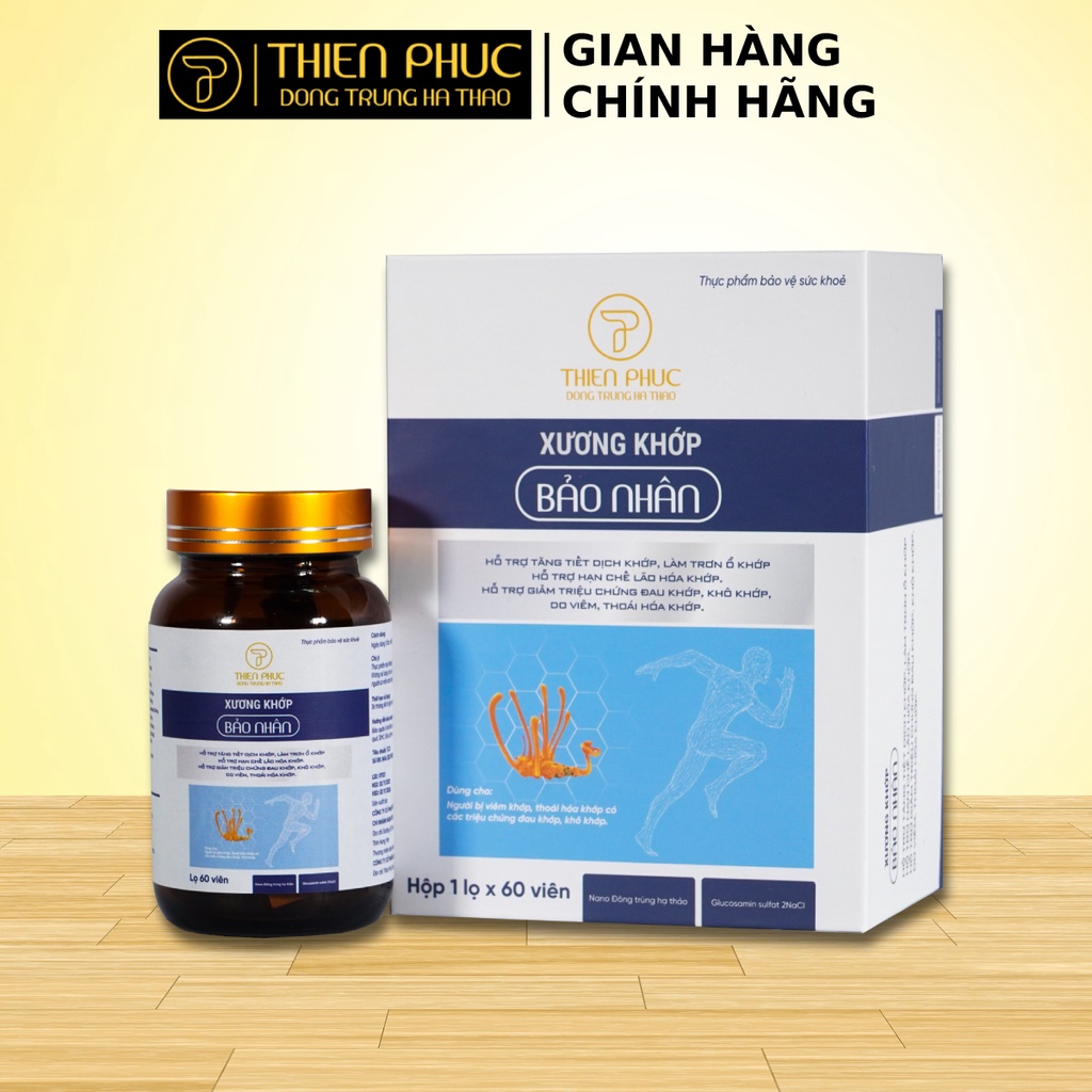 Viên xương khớp Bảo Nhân hộp 60 viên - Chính hãng THIÊN PHÚC