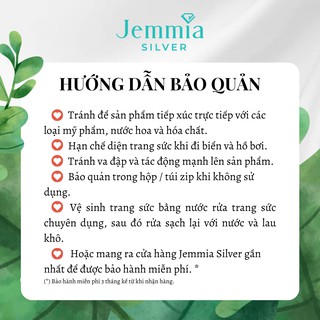 Nhẫn bạc nữ Jemmia đính đá basic - JM4072
