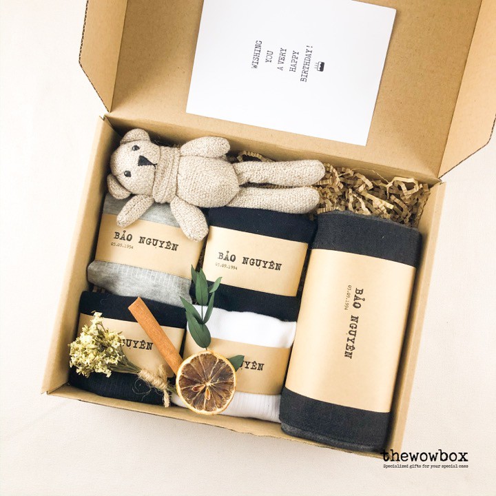 THE GENTLEMAN BOX – Khăn quàng cổ nam, tất nam