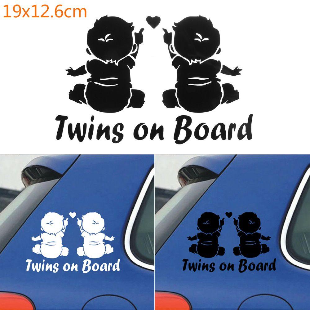 1 Sticker Dán Cửa Sổ Xe Hơi Hình Hoạt Hình Phản Quang