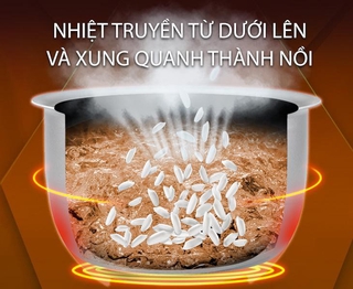 [Mã ELHA22 giảm 6% đơn 300K] Nồi cơm điện Happycook 1.8 lít HC-180A Đỏ ( trưng bày)